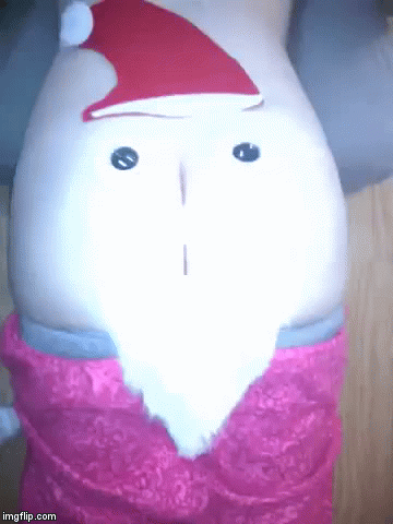 BUTTOX CLAUSE | image tagged in gifs,christmas,santa,butt,beard,googley eyes | made w/ Imgflip video-to-gif maker
