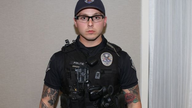 Mesa police officer Mitch Brailsford Blank Meme Template