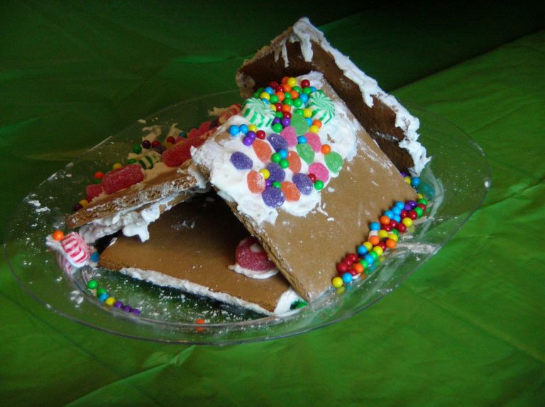 Shitty Gingerbread House Blank Meme Template