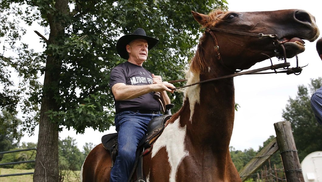 High Quality Roy Moore Horse Blank Meme Template