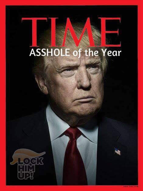 Trump Asshole of the Year Blank Meme Template