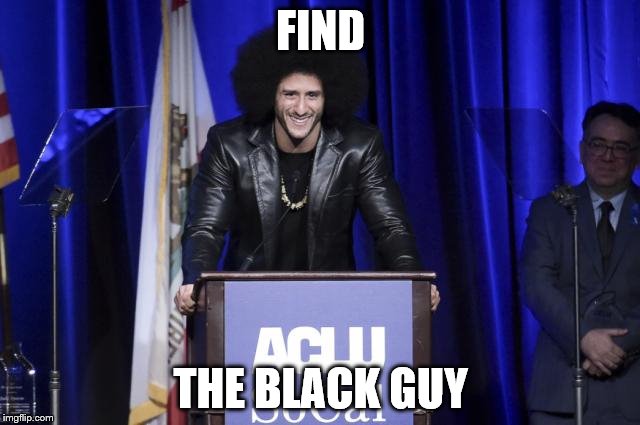 FIND; THE BLACK GUY | made w/ Imgflip meme maker