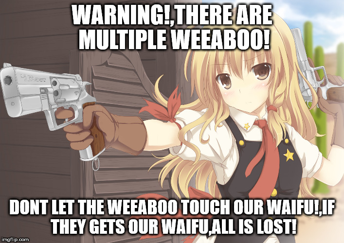 Otaku vs Weeaboo | WARNING!,THERE ARE MULTIPLE WEEABOO! DONT LET THE WEEABOO TOUCH OUR WAIFU!,IF THEY GETS OUR WAIFU,ALL IS LOST!﻿ | image tagged in anime,waifu,tf2 | made w/ Imgflip meme maker