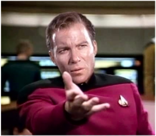 Kirky Star Trek Blank Meme Template