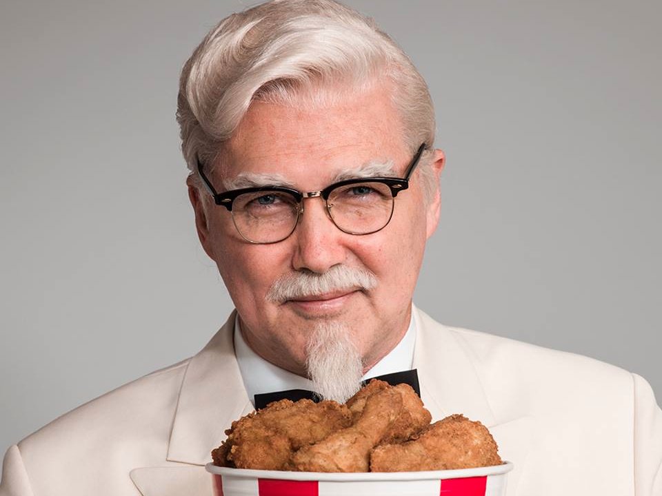 Colonel Saunders KFC Blank Meme Template