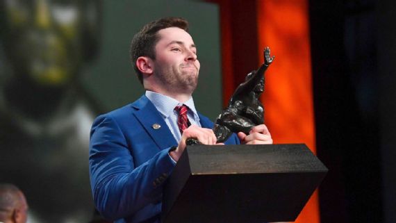 Mayfield Heisman Blank Meme Template