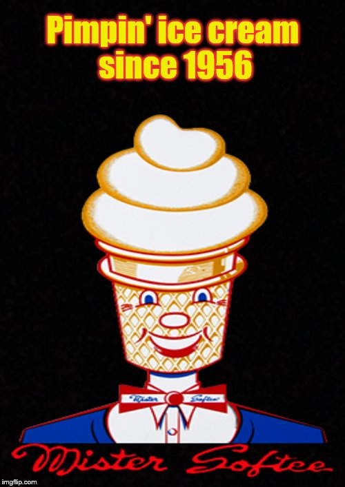 If you grew up in NYC, you know this guy.... | Pimpin' ice cream since 1956 | image tagged in ice cream,ice cream truck,mr softee,kids | made w/ Imgflip meme maker
