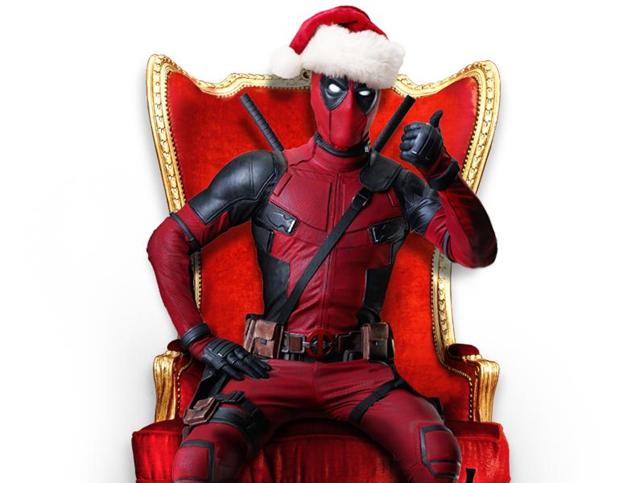 High Quality Deadpool Christmas Blank Meme Template