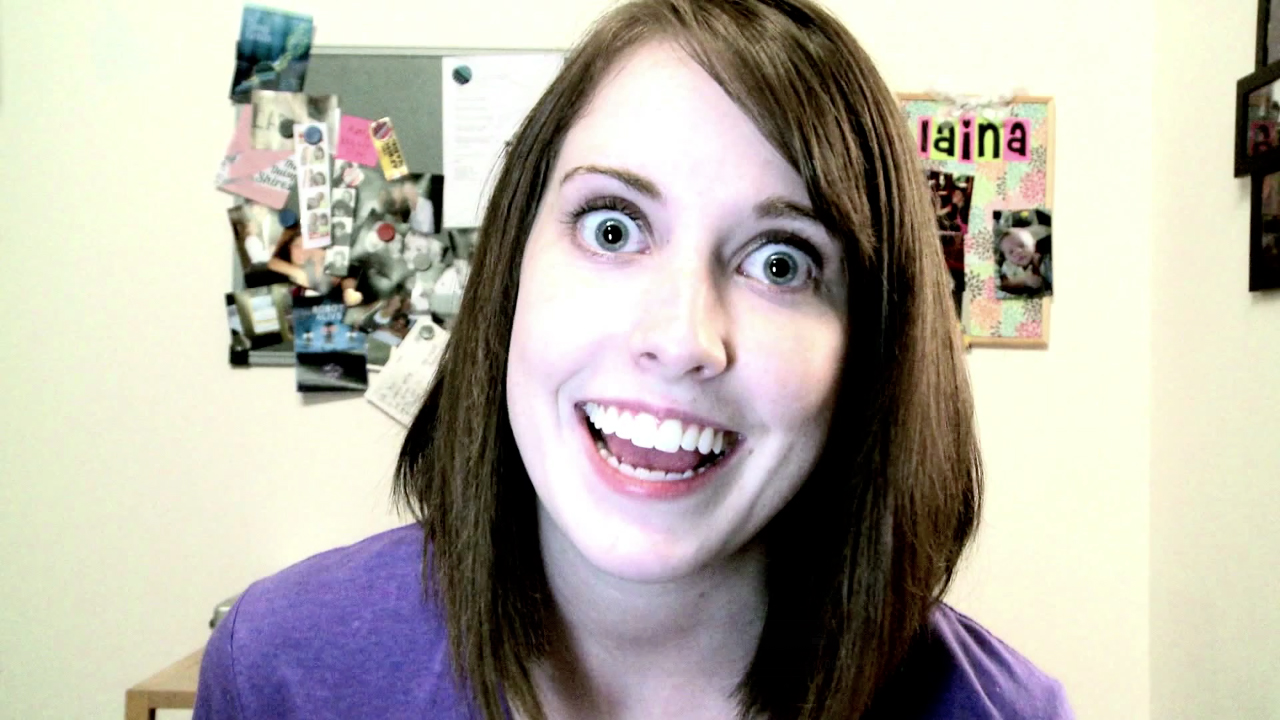 Overly Attached girl Blank Meme Template