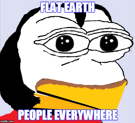FEPE FLAT EARTH PEOPLE EVERYWHERE | FLAT EARTH; PEOPLE EVERYWHERE | image tagged in fepe,flat earth | made w/ Imgflip meme maker