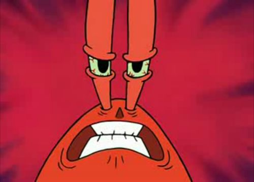 High Quality Angry Mr. Krabs Blank Meme Template