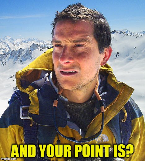 AND YOUR POINT IS? | made w/ Imgflip meme maker