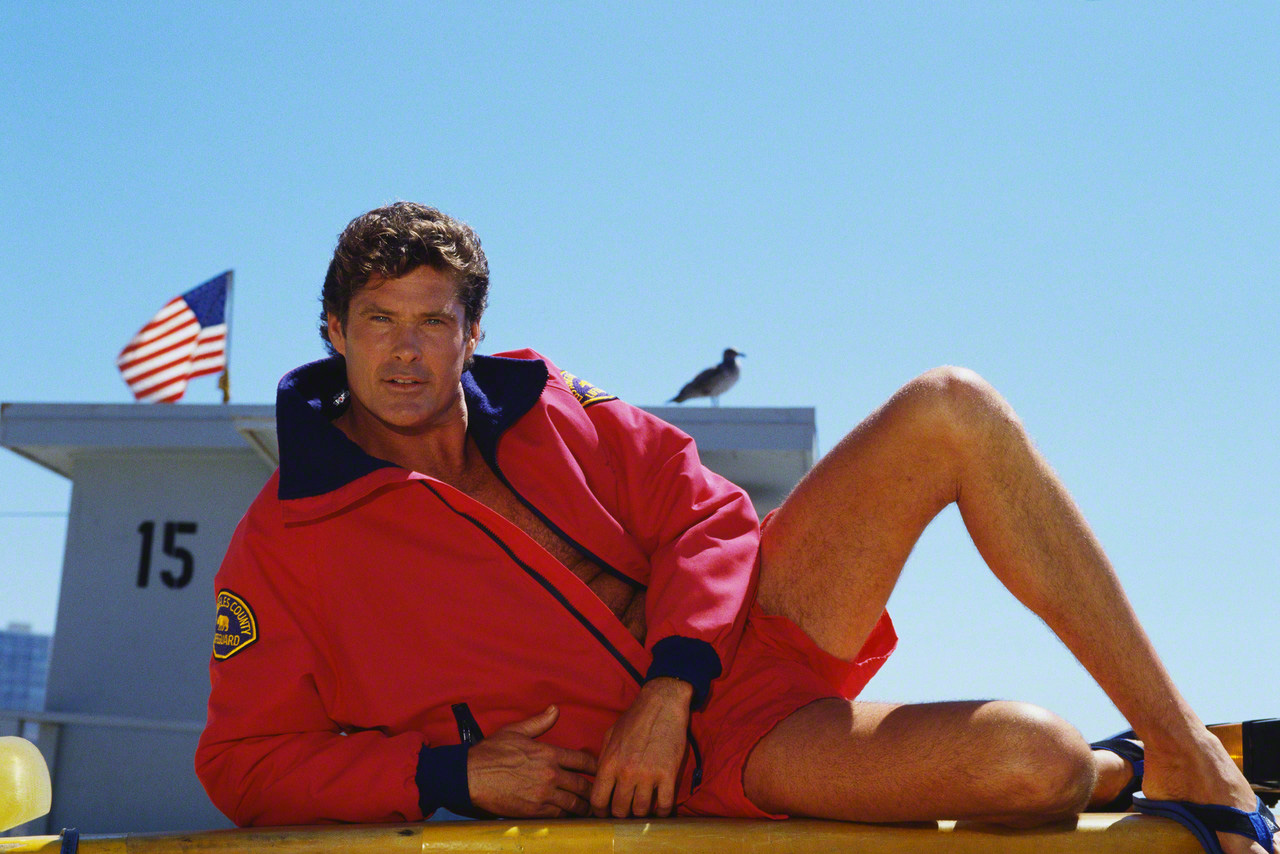 High Quality Hasselhoff look at me Blank Meme Template