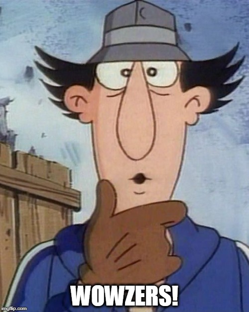 Inspector Gadget | WOWZERS! | image tagged in inspector gadget | made w/ Imgflip meme maker