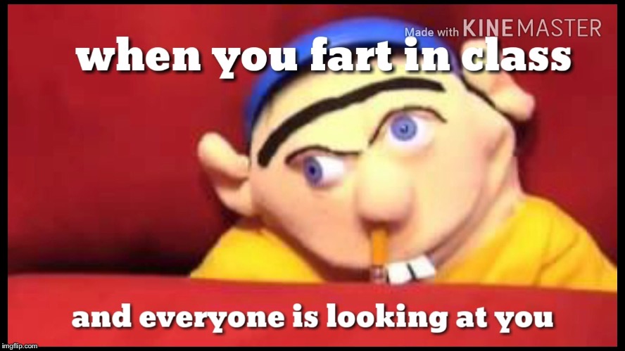 Jeffy farts | image tagged in jeffy,memes,boi,farts,class,school | made w/ Imgflip meme maker