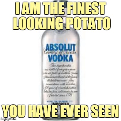 I AM THE FINEST LOOKING POTATO YOU HAVE EVER SEEN | made w/ Imgflip meme maker