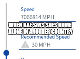 Speed is key | WHEN BAE SAYS SHES HOME ALONE IN ANOTHER COUNTRY | image tagged in memes | made w/ Imgflip meme maker