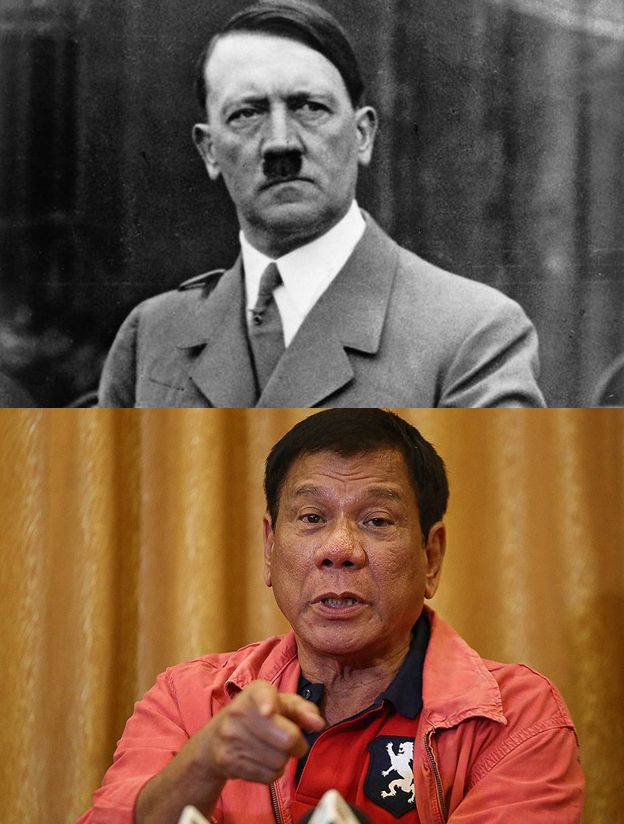 Duterte Hitler Blank Meme Template