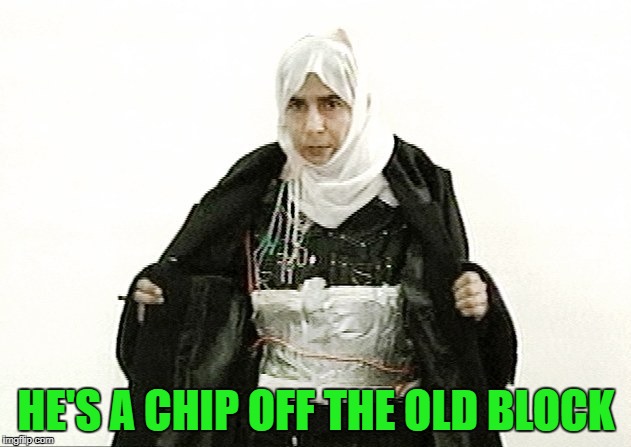 HE'S A CHIP OFF THE OLD BLOCK | made w/ Imgflip meme maker