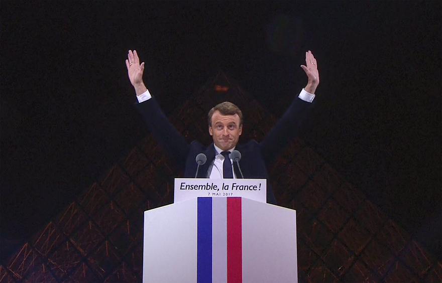 Macron Blank Meme Template