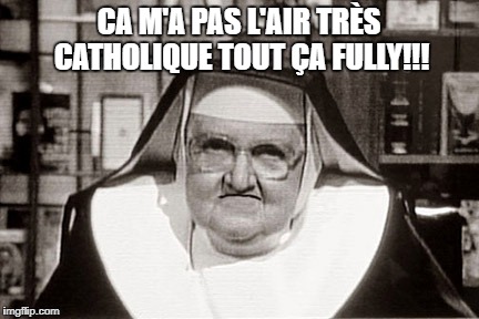 Frowning Nun Meme - Imgflip