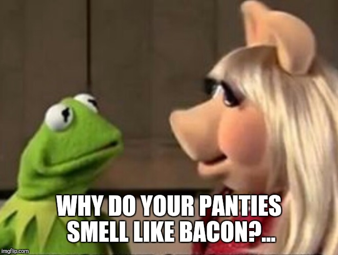 WHY DO YOUR PANTIES SMELL LIKE BACON?... | made w/ Imgflip meme maker