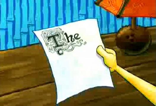 the essay spongebob meme