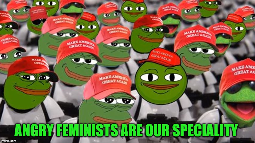 ANGRY FEMINISTS ARE OUR SPECIALITY | made w/ Imgflip meme maker