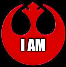Choose Your Side | I AM | image tagged in rebel starbird | made w/ Imgflip meme maker
