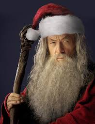 Gandolf santa Blank Meme Template