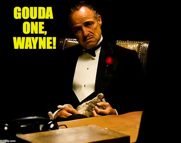 GOUDA ONE, WAYNE! | made w/ Imgflip meme maker