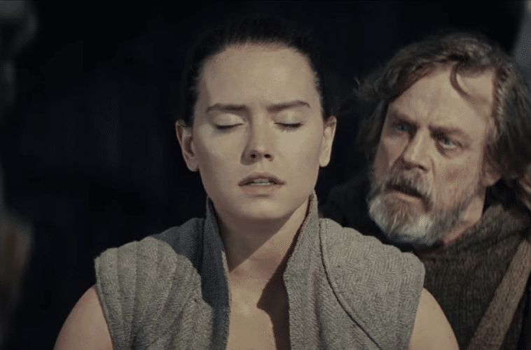 High Quality Rey and Luke Blank Meme Template