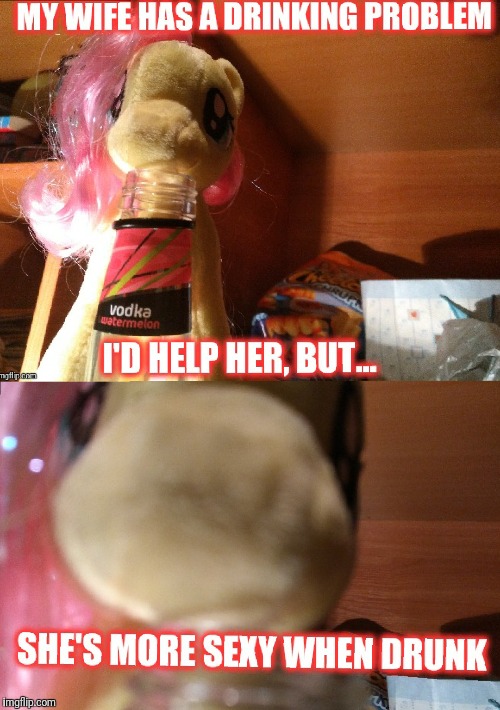 image tagged in my little pony,waifu,alcohol | made w/ Imgflip meme maker