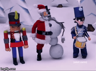 robotchickenchristmas | image tagged in gifs,christmas,tv,robotchicken | made w/ Imgflip video-to-gif maker