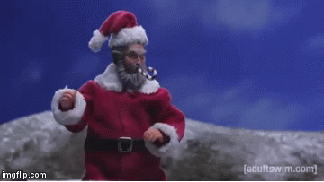 SANATA SHANK | image tagged in gifs,santa,christmas,robotchicken,candy cane,shank | made w/ Imgflip video-to-gif maker