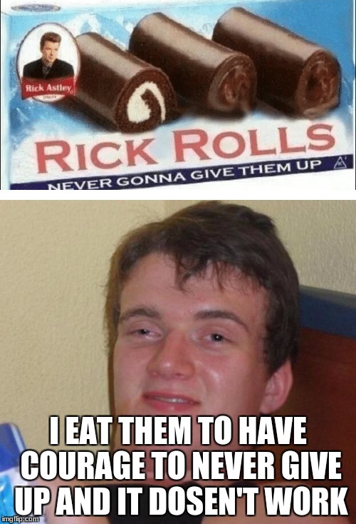 Edible Internet Memes : rick rolls