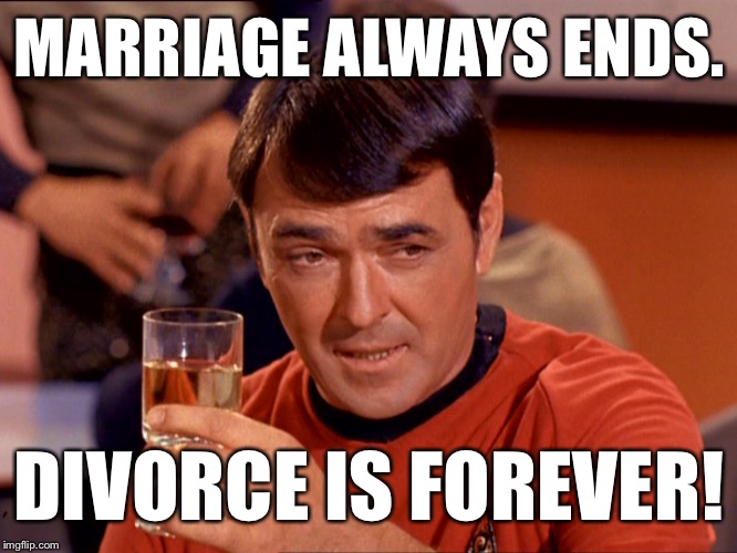 It is solid as a rock and keeps getting stronger | MARRIAGE ALWAYS ENDS. DIVORCE IS FOREVER! | image tagged in drunk scott,divorce is way better,why go insane when u can divorce,funny memes | made w/ Imgflip meme maker