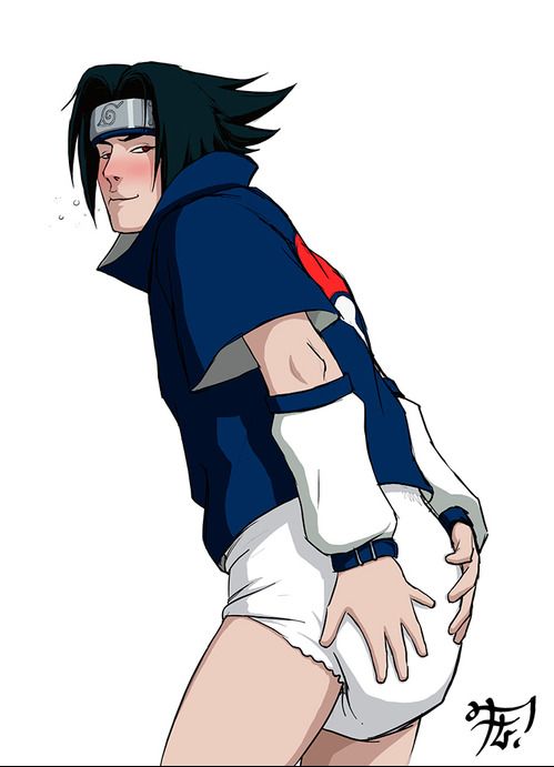 Sasuke Diapered Blank Template Imgflip