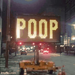 POOP! | image tagged in gifs,youtube poop | made w/ Imgflip images-to-gif maker