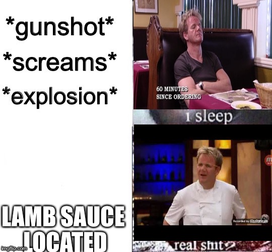 I KNOW I ALREADY DID THIS BUT I REMADE IT | LAMB SAUCE LOCATED | image tagged in sleeping shaq / real shit | made w/ Imgflip meme maker
