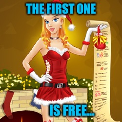 THE FIRST ONE IS FREE... | made w/ Imgflip meme maker