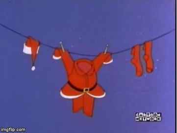 tazsanta | image tagged in gifs,christmas,cartoon,taz,santa,looney | made w/ Imgflip video-to-gif maker