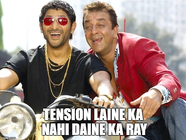 Tension free | TENSION LAINE KA NAHI DAINE KA RAY | image tagged in freedom,chill,thuglife | made w/ Imgflip meme maker