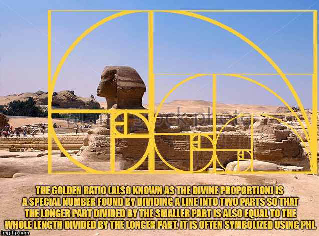 The Great Sphinx and the Golden Ratio. - Imgflip