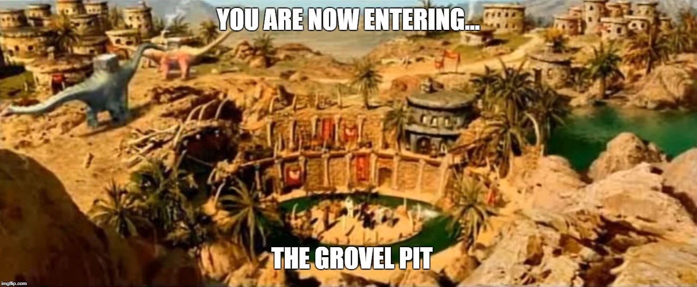 Grovel Pit |  YOU ARE NOW ENTERING... THE GROVEL PIT | image tagged in wu tang,naughty,poster | made w/ Imgflip meme maker