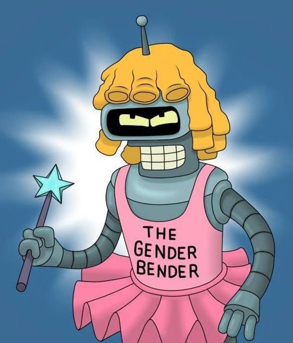 High Quality Gender Bender Blank Meme Template