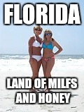 MILFs  |  FLORIDA; LAND OF MILFS AND HONEY | image tagged in milfs | made w/ Imgflip meme maker