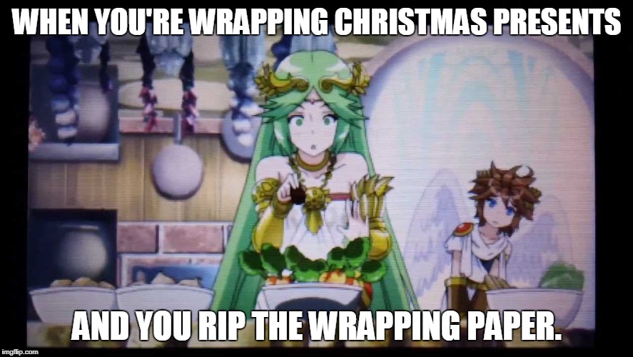 Lady Palutena Gift Wrapping - Imgflip