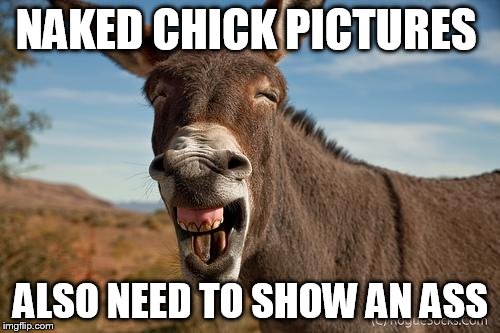 NAKED CHICK PICTURES ALSO NEED TO SHOW AN ASS | made w/ Imgflip meme maker