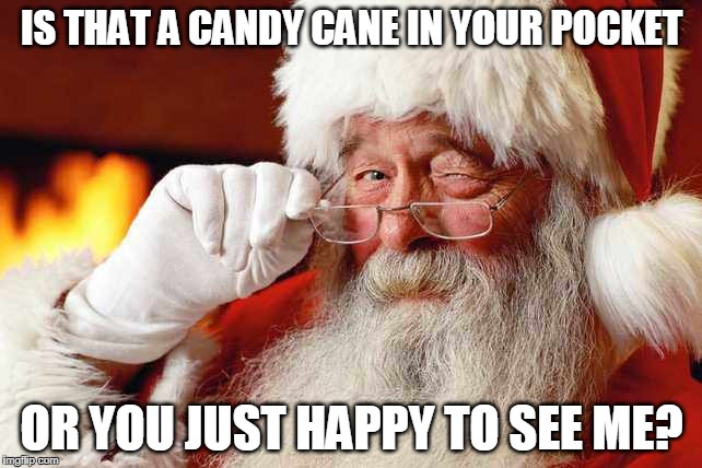 Neither bub! | IS THAT A CANDY CANE IN YOUR POCKET; OR YOU JUST HAPPY TO SEE ME? | image tagged in merry christmas,candy cane,christmas memes | made w/ Imgflip meme maker